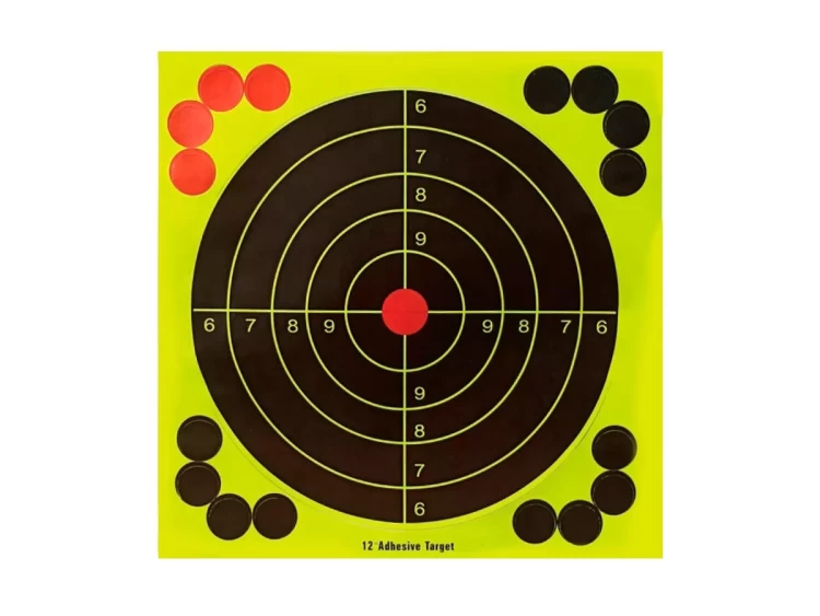 Мишень самоклеящаяся осыпающаяся Stalker, круглая, 30.5х30.5см, D26см, 25шт